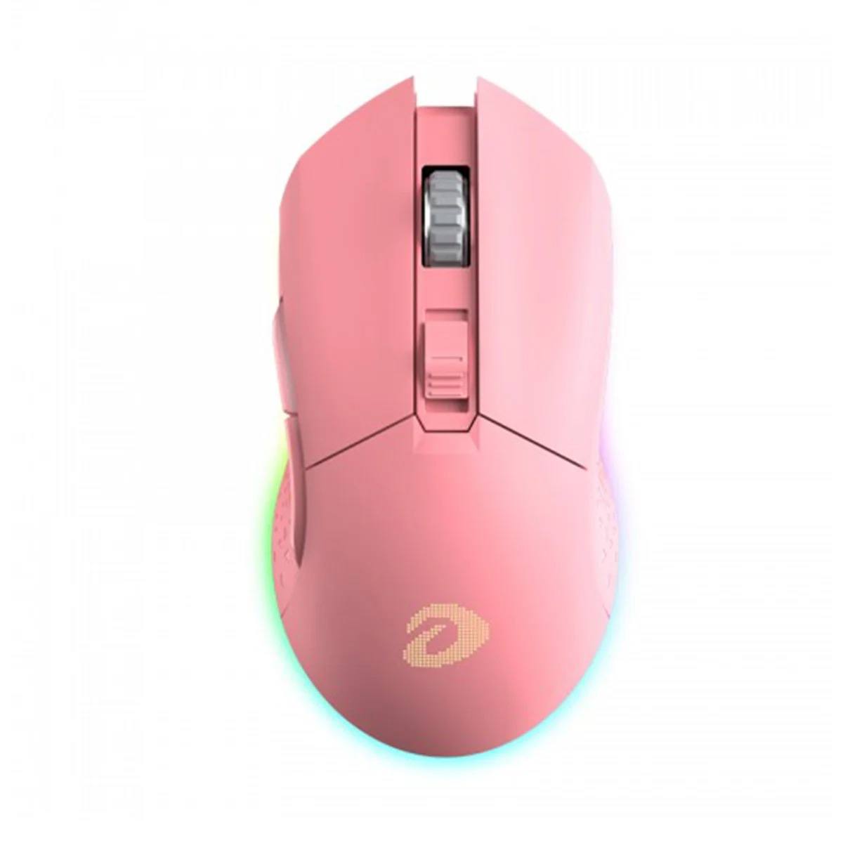 Chuột DareU EM901 RGB Wireless - Hồng